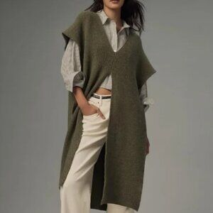 Anthropologie Slit Sweater Tunic